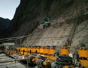 【注漿泵機廠家】3S系列注漿泵在白鶴灘電站使用
